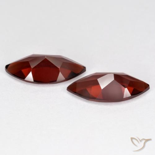 3.97 ct natürliche Mittelrot Pyrop-Granat-Edelsteine, Marquise, VVS