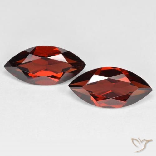 4.09ctw Natürlicher Johannisbeere Rot Pyrop-Granat, Marquise, VVS