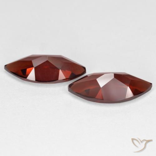 4.09 ct natürliche Johannisbeere Rot Pyrop-Granat-Edelsteine, Marquise, VVS
