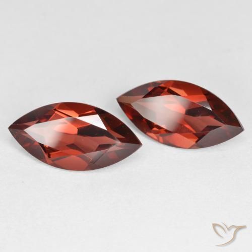 3.99 ct natürliche Johannisbeere Rot Pyrop-Granat-Edelsteine, Marquise, VVS