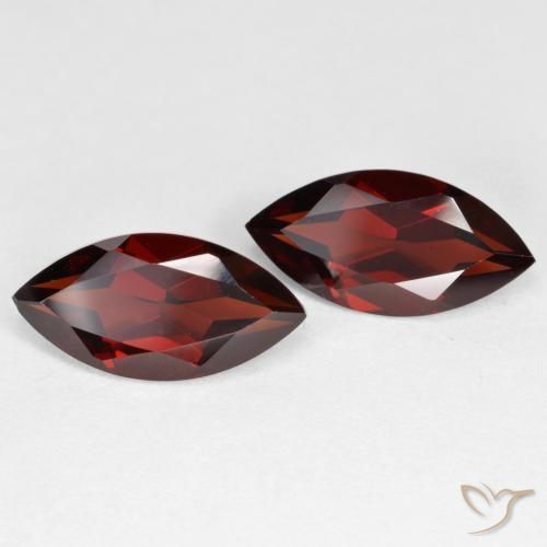 4.13 ct natürliche Sangria Rot Pyrop-Granat-Edelsteine, Marquise, VVS