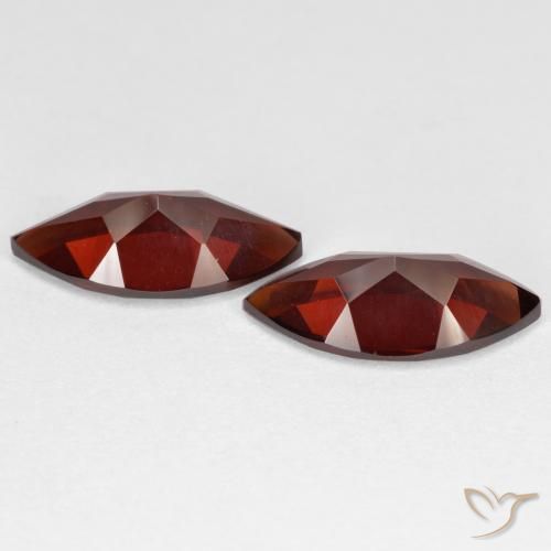 4.13 ct natürliche Sangria Rot Pyrop-Granat-Edelsteine, Marquise, VVS