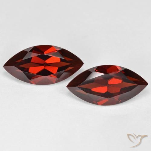 4.45ctw Natürlicher dunkelrot Pyrop-Granat, Marquise, VVS