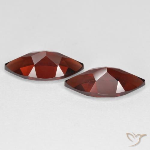 4.45 ct natürliche dunkelrot Pyrop-Granat-Edelsteine, Marquise, VVS