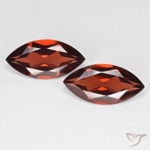 3.81ctw Natürlicher Sangria Rot Pyrop-Granat, Marquise, VVS