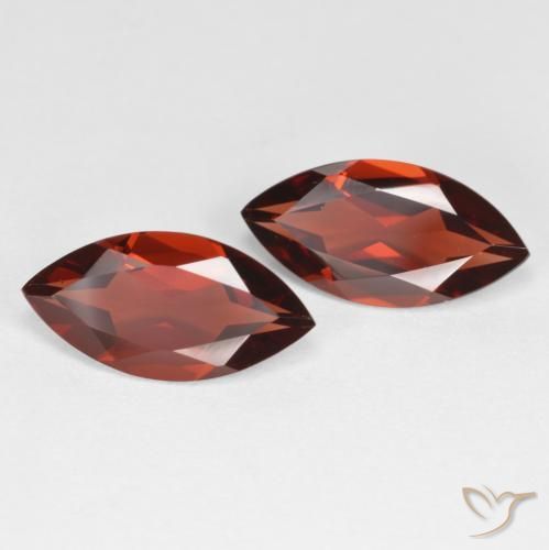 3.81 ct natürliche Sangria Rot Pyrop-Granat-Edelsteine, Marquise, VVS