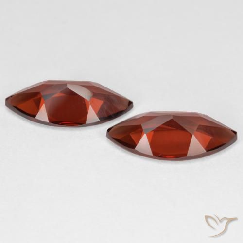 3.81 ct natürliche Sangria Rot Pyrop-Granat-Edelsteine, Marquise, VVS