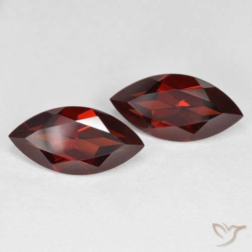 4.40 ct natürliche dunkelrot Pyrop-Granat-Edelsteine, Marquise, VVS