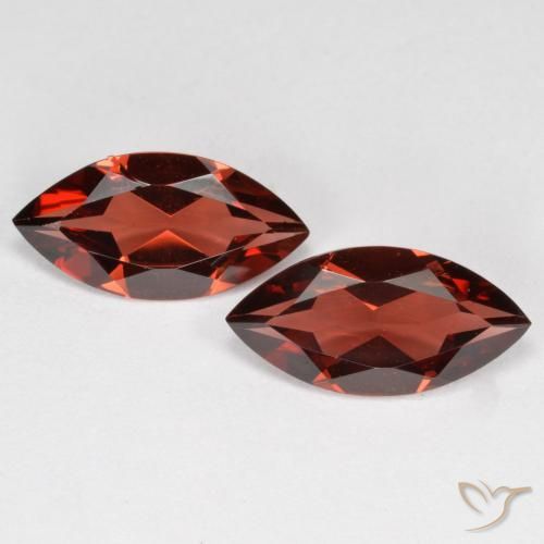 3.49ctw Natürlicher Sangria Rot Pyrop-Granat, Marquise, VVS