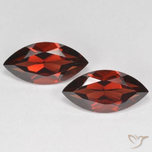 4.38ctw Natürlicher Tiefes Blutrot Pyrop-Granat, Marquise, VVS