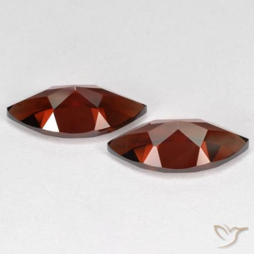 4.38 ct natürliche Tiefes Blutrot Pyrop-Granat-Edelsteine, Marquise, VVS