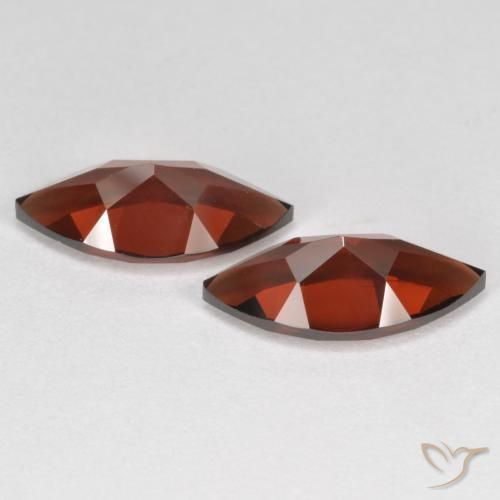 4.31 ct natürliche Tiefes Blutrot Pyrop-Granat-Edelsteine, Marquise, VVS