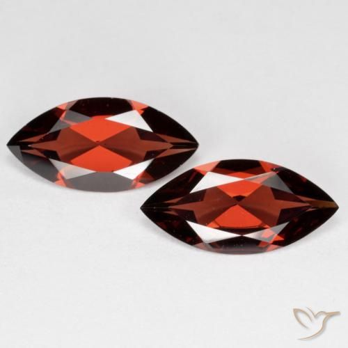 3.20ctw Natürlicher tiefrot Pyrop-Granat, Marquise, VVS