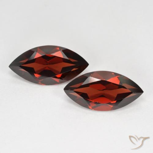4.05ctw Natürlicher Tiefes Blutrot Pyrop-Granat, Marquise, VVS-VS