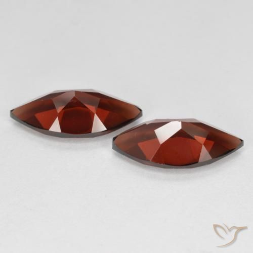 4.05 ct natürliche Tiefes Blutrot Pyrop-Granat-Edelsteine, Marquise, VVS-VS