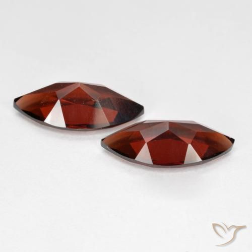 3.89 ct natürliche tiefrot Pyrop-Granat-Edelsteine, Marquise, VVS-VS