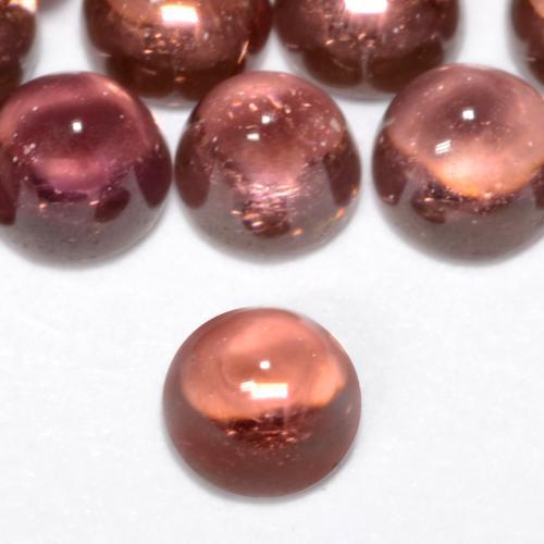 0,68 ct natürliche roter Pyrop-Edelsteine, Rundschliff, Transparent