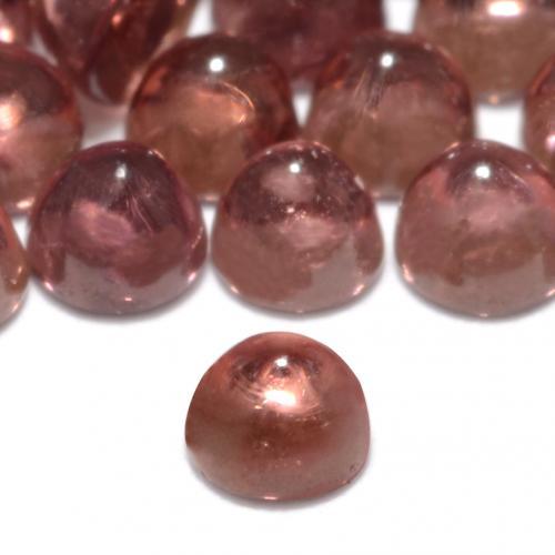 0,68 ct natürliche roter Pyrop-Edelsteine, Rundschliff, Transparent