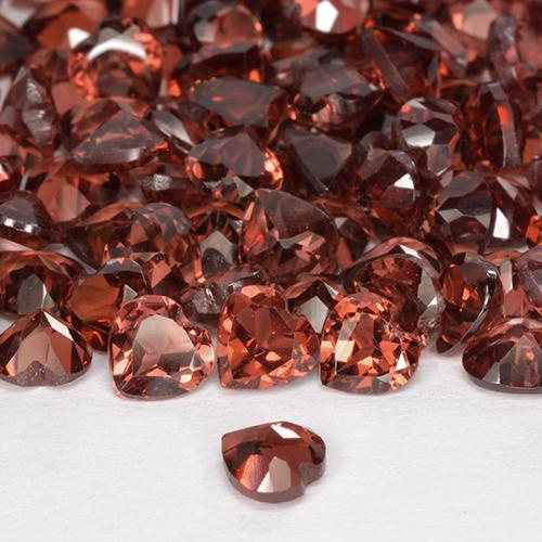 1,42 ct natürliche roter Pyrop-Edelsteine, Herzform, VS
