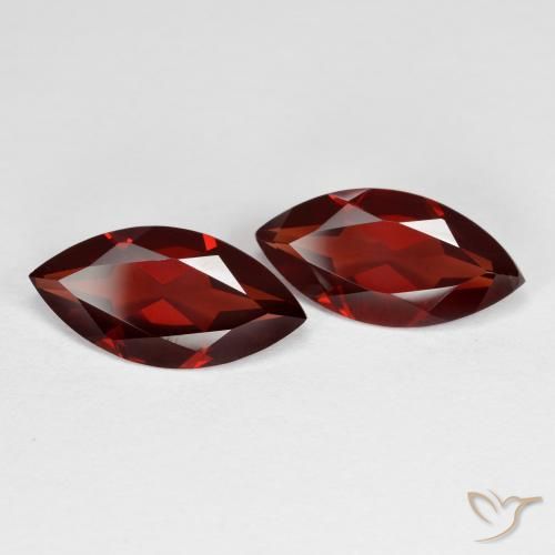 3.60 ct natürliche Sangria Rot Pyrop-Granat-Edelsteine, Marquise, VVS-VS