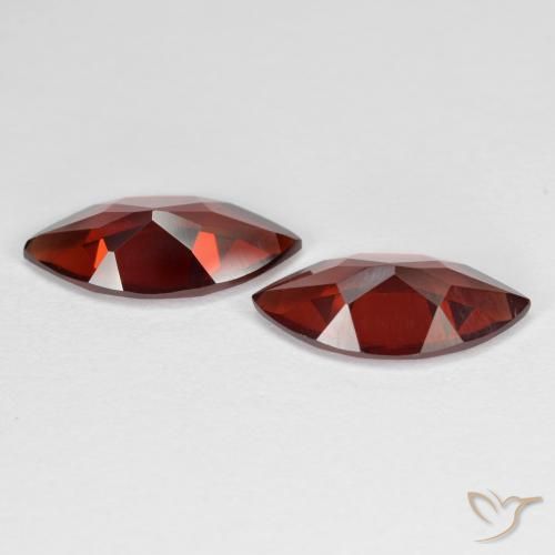 3.60 ct natürliche Sangria Rot Pyrop-Granat-Edelsteine, Marquise, VVS-VS