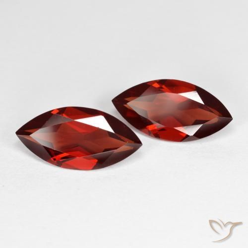 3.60 ct natürliche Mittelrot Pyrop-Granat-Edelsteine, Marquise, VVS-VS