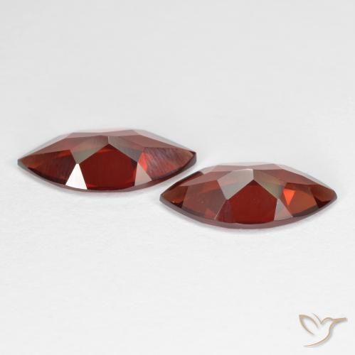 3.60 ct natürliche Mittelrot Pyrop-Granat-Edelsteine, Marquise, VVS-VS