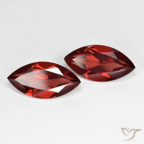 4.23 ct natürliche tiefrot Pyrop-Granat-Edelsteine, Marquise, VVS-VS