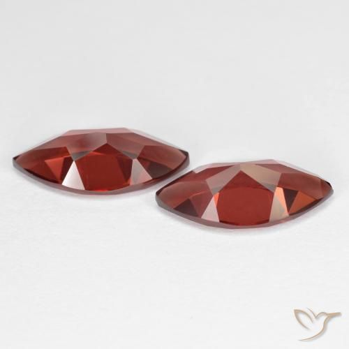 4.23 ct natürliche tiefrot Pyrop-Granat-Edelsteine, Marquise, VVS-VS