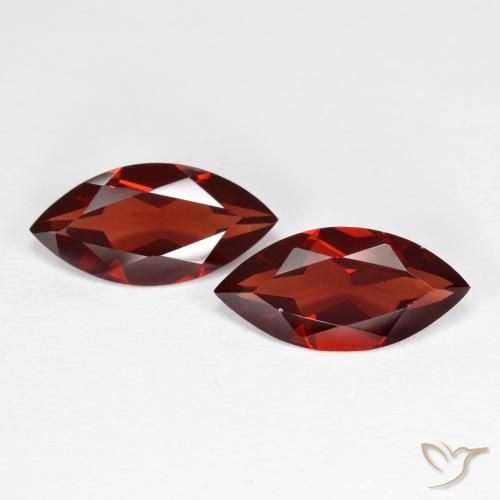 3.32ctw Natürlicher Mittelrot Pyrop-Granat, Marquise, VS