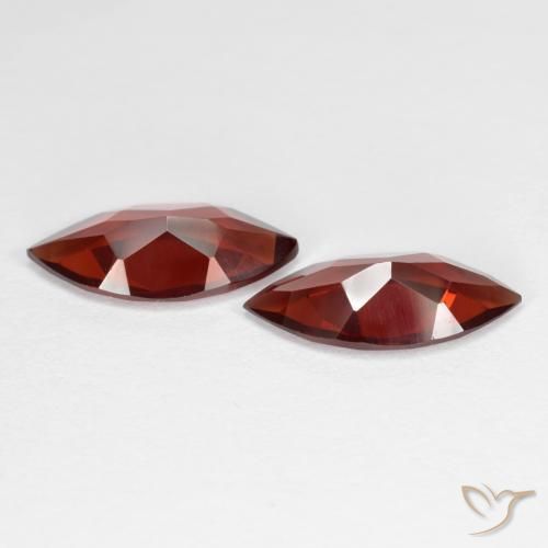 3.32 ct natürliche Mittelrot Pyrop-Granat-Edelsteine, Marquise, VS