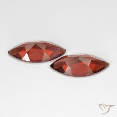 3.74 ct natürliche dunkelrot Pyrop-Granat-Edelsteine, Marquise, VS