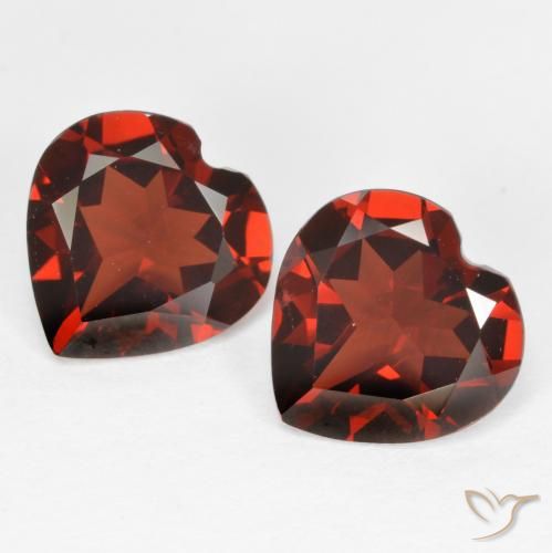 3,59 ct natürliche roter Pyrop-Edelsteine, Herzform, VS