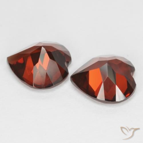3,59 ct natürliche roter Pyrop-Edelsteine, Herzform, VS