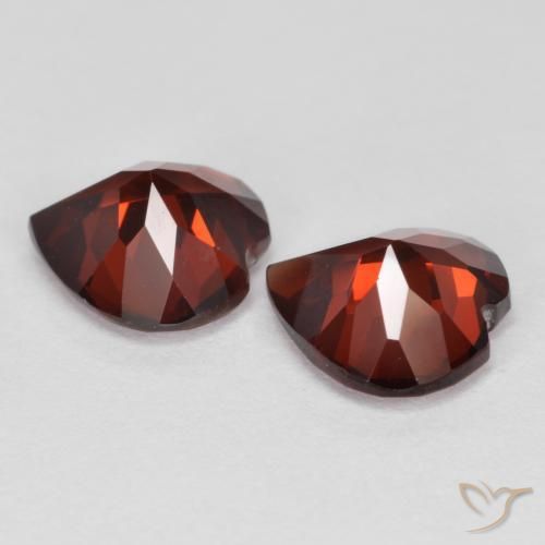 3.76 ct natürliche tiefrot Pyrop-Granat-Edelsteine, Herz, VS