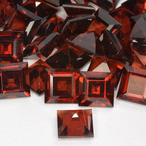 1,47 ctw natürlicher roter Pyrop, Quadrat, VVS-VS