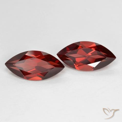 4.30 ct natürliche Johannisbeere Rot Pyrop-Granat-Edelsteine, Marquise, VVS