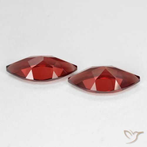 4.30 ct natürliche Johannisbeere Rot Pyrop-Granat-Edelsteine, Marquise, VVS