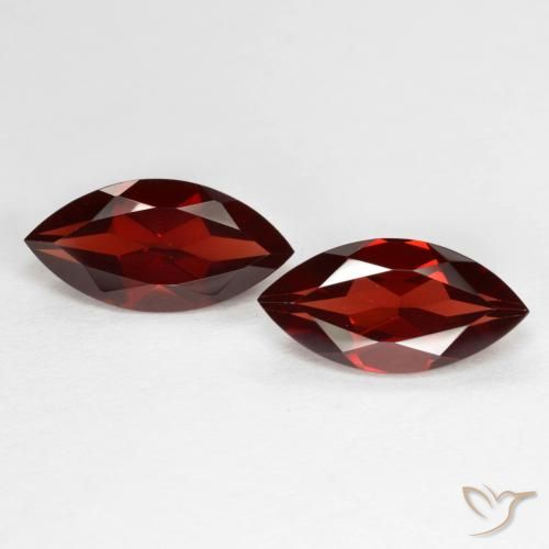 4.37ctw Natürlicher Tiefes Blutrot Pyrop-Granat, Marquise, VVS-VS