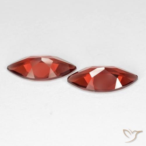 3.35 ct natürliche dunkelrot Pyrop-Granat-Edelsteine, Marquise, VVS-VS