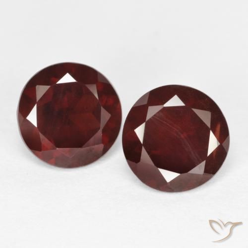 2,13 ct natürliche roter Pyrop-Edelsteine, Rundschliff, VS-SI