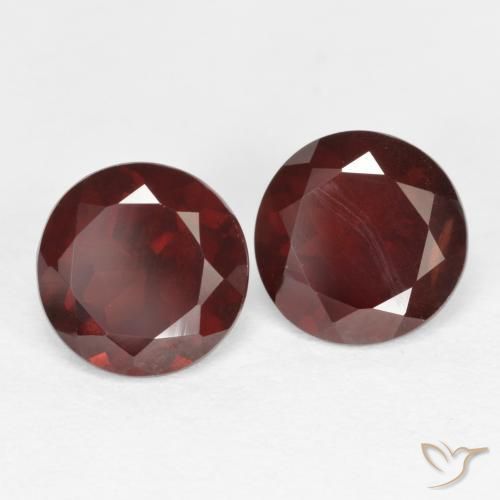 2,13 ct natürliche roter Pyrop-Edelsteine, Rundschliff, VS-SI