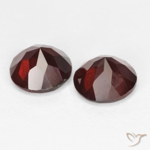 2,13 ct natürliche roter Pyrop-Edelsteine, Rundschliff, VS-SI