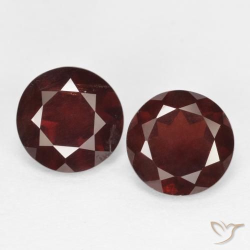 2,09 ct natürliche roter Pyrop-Edelsteine, Rundschliff, VS-SI