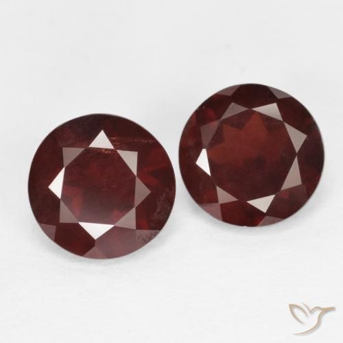2,09 ct natürliche roter Pyrop-Edelsteine, Rundschliff, VS-SI