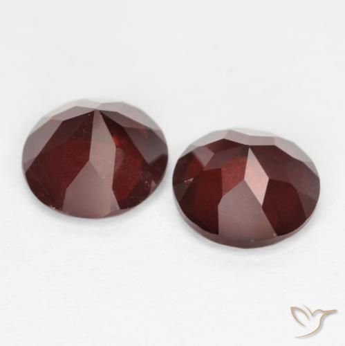2,09 ct natürliche roter Pyrop-Edelsteine, Rundschliff, VS-SI
