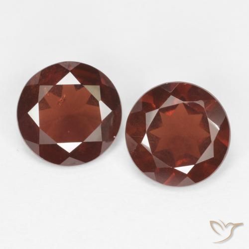 1,63 ct natürliche roter Pyrop-Edelsteine, Rundschliff, VS