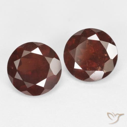 1.76 ct natürliche tiefrot Pyrop-Granat-Edelsteine, Runden, VS