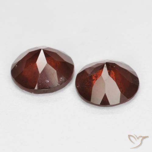 1.76 ct natürliche tiefrot Pyrop-Granat-Edelsteine, Runden, VS