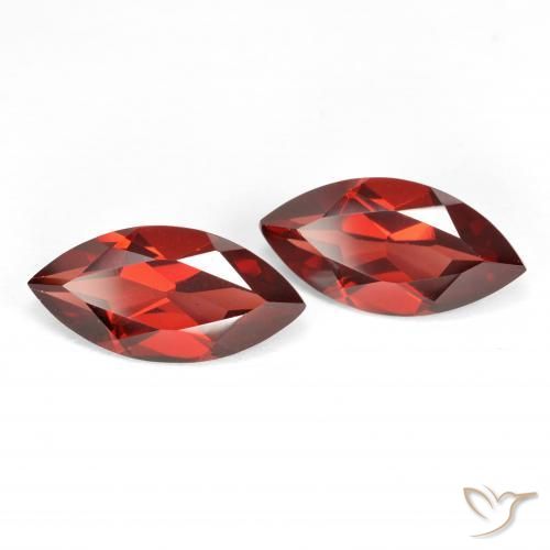 3.92 ct natürliche Sangria Rot Pyrop-Granat-Edelsteine, Marquise, VS
